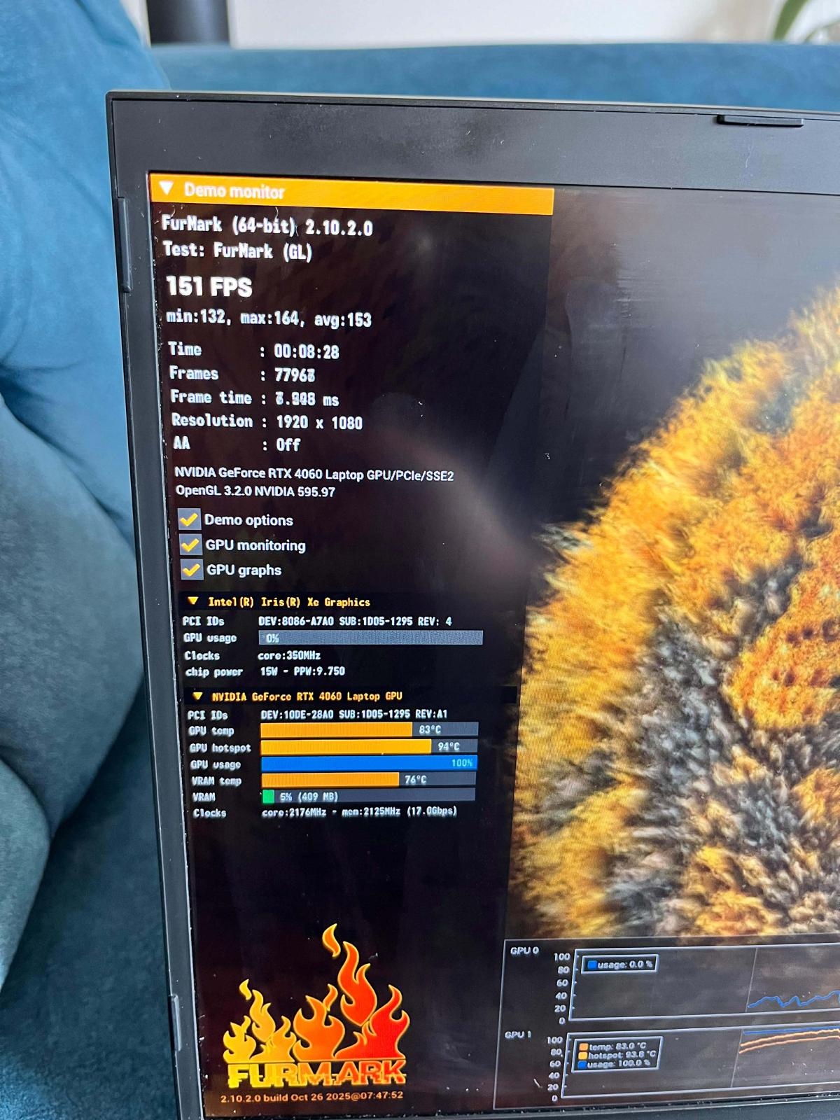 ikinci El RTX4060 8GB 140WATT Monster T7 İ7 13700H 144Hz 17.3 inç